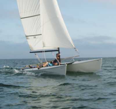 quattro beach catamaran sailing designs plans trapeze plan 14ft study 13ft