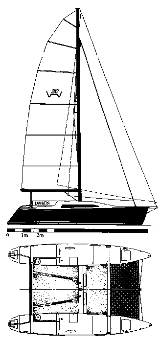 Javelin line drawing