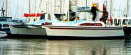 Javelin moored