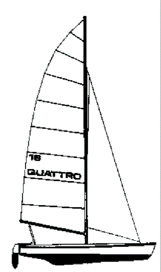 Quattro 16 line drawing