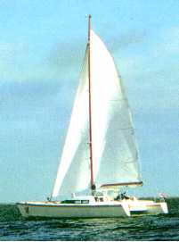 Scylla under sail
