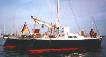 Frank in the Canaries prior to crossing the Atlantic