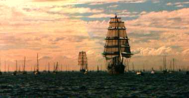 Tall ships at Portsmouth 2002