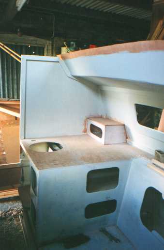 galley under construction