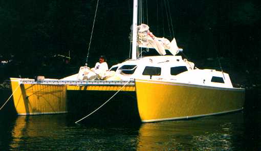 Canadian Gypsy at anchor