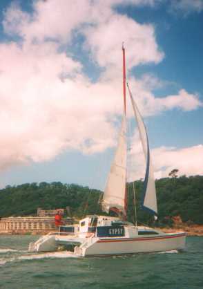 sailing fast