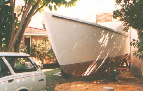 Hull ready to move to water