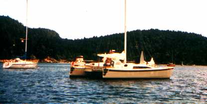 Meander anchored