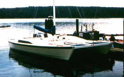 Meander moored
