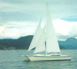 Sailing off Vancouver