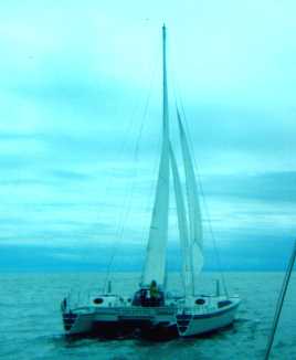 Sailing from aft