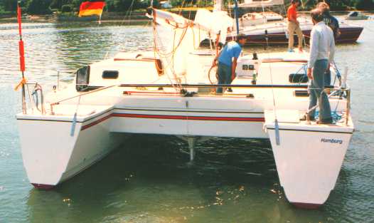 aft engine on round bilge Mira
