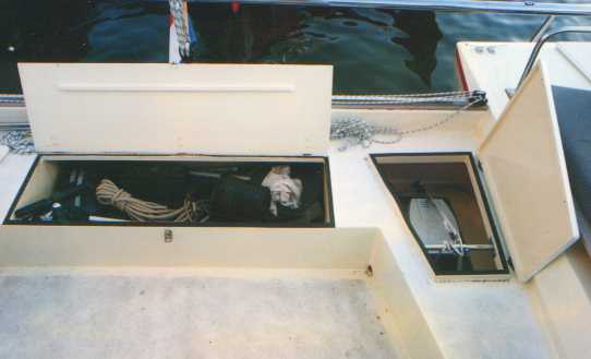 aft lockers detail
