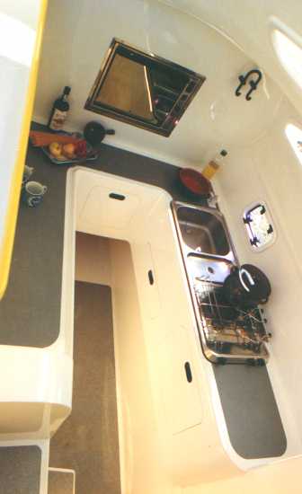 galley on grp boat