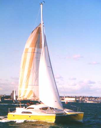 Sagitta sailing at 14 knots