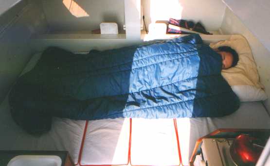 Table drops to form double bunk