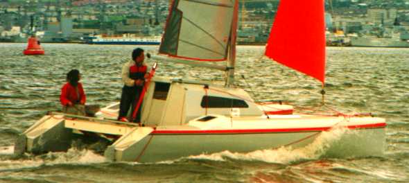 sailing at around 12 knots