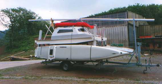 Wizard on trailer ready for the road