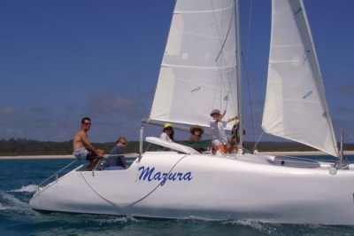 Sailing Catamarans - Wizzer - 7.65m trailable open deck 